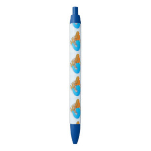 Bolígrafo De Tinta Negra sirenas de la azul-cola