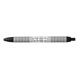 Bolígrafo De Tinta Negra SLP Speech Pathólogo Speech Therapist Stripes