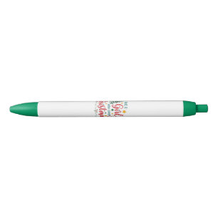 Bolígrafo De Tinta Negra Sólo un Chica que ama a los Navidades