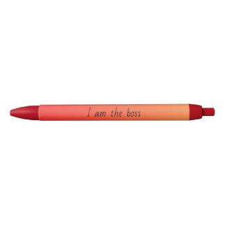 Bolígrafo De Tinta Negra Soy el jefe Pens