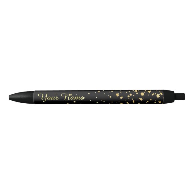 Bolígrafo De Tinta Negra Starfall Pen (Anverso)