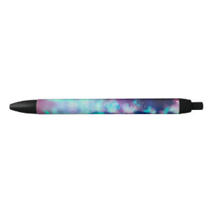Bolígrafo De Tinta Negra Starry Night sky Neon Lights