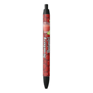 Bolígrafo De Tinta Negra Strawberry Daiquiri