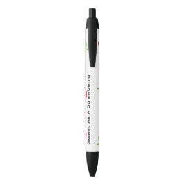 Bolígrafo De Tinta Negra Strawberry Lover Gift Pen,