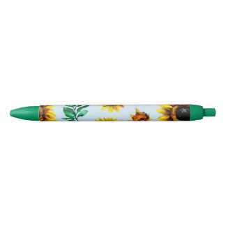 Bolígrafo De Tinta Negra Sunflower Sunshine Pen