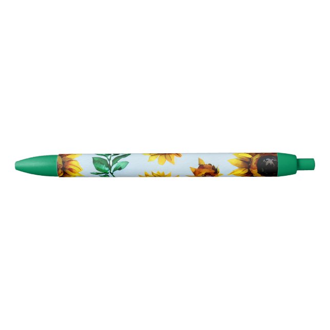 Bolígrafo De Tinta Negra Sunflower Sunshine Pen (Anverso)