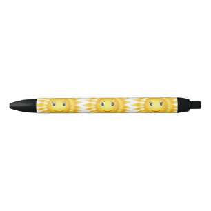 Bolígrafo De Tinta Negra Sunshine amarillo