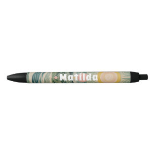 Bolígrafo De Tinta Negra Surge solar personalizado
