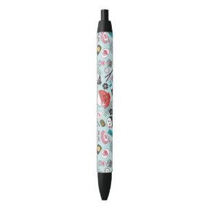 Bolígrafo De Tinta Negra Sushi azul personalizado divertido