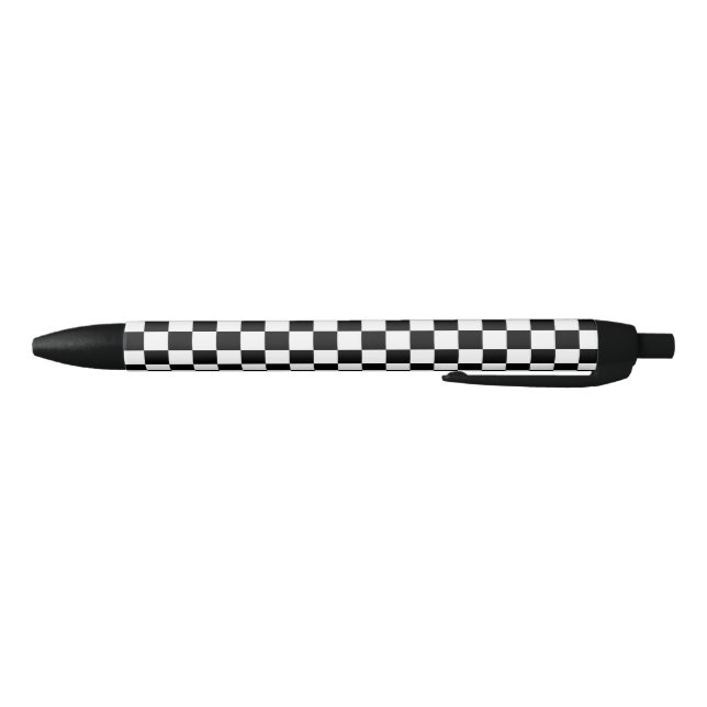 Bolígrafo De Tinta Negra Tablero negro y blanco (Parte de abajo)