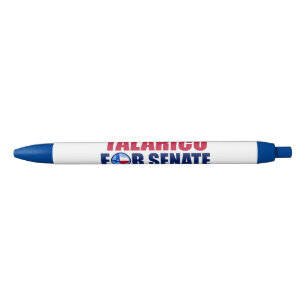 Bolígrafo De Tinta Negra Talarico para el Senado de Texas Elección Azul 202