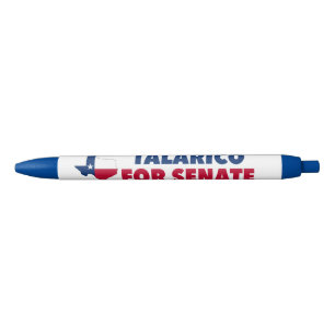 Bolígrafo De Tinta Negra Talarico para la elección del Senado de Texas