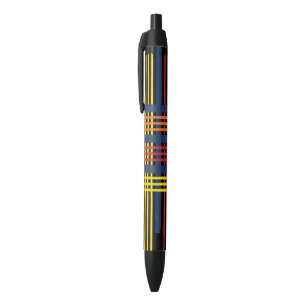 Bolígrafo De Tinta Negra Tartán