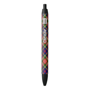 Bolígrafo De Tinta Negra Tartan del Clan Christie