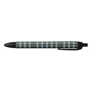 Bolígrafo De Tinta Negra Tartán Verde Negro blanco Coworker