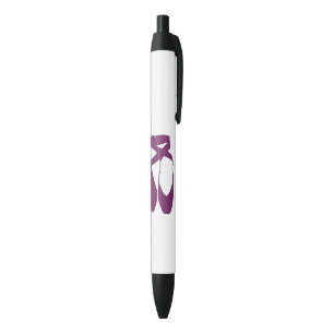 Bolígrafo De Tinta Negra Team Pointe Ballet Orchid