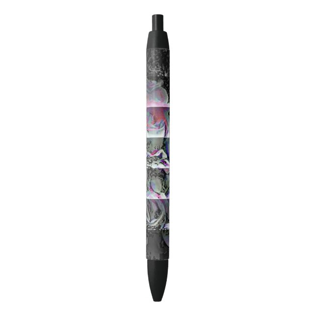 Bolígrafo De Tinta Negra Techno Bouquet (Frente vertical)
