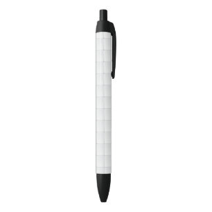 Bolígrafo De Tinta Negra Teja blanca
