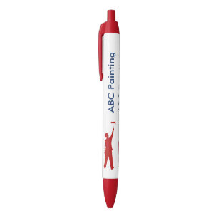 Bolígrafo De Tinta Negra Tema del negocio del pintor