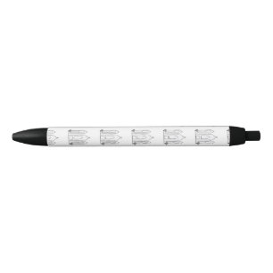Bolígrafo De Tinta Negra Templo LDS Salt Lake City simple moderno mormón