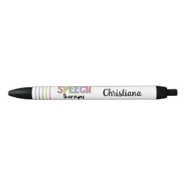 Bolígrafo De Tinta Negra Terapia del habla SLP Terapia del habla Regalos Es