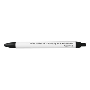 Bolígrafo De Tinta Negra Texto de 2025 años   JW