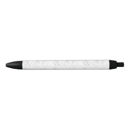 Bolígrafo De Tinta Negra Textura Académica Minimalista Deteriorada