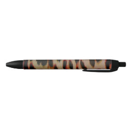 Bolígrafo De Tinta Negra Tinte del rojo del leopardo
