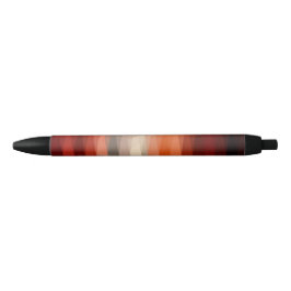 Bolígrafo De Tinta Negra Tiras de naranja Pen