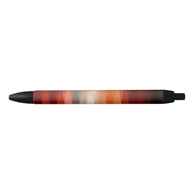 Bolígrafo De Tinta Negra Tiras de naranja Pen (Anverso)