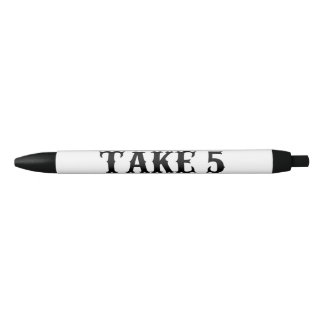 Bolígrafo De Tinta Negra Tomar 5 Pen