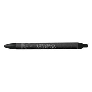 Bolígrafo De Tinta Negra Translucent Libra