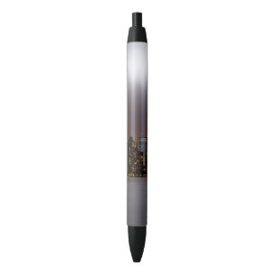 Bolígrafo De Tinta Negra Tributo del World Trade Center en luz en Nueva