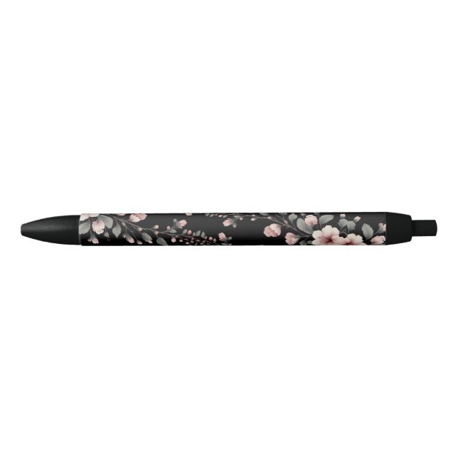 Bolígrafo De Tinta Negra Tropical de medianoche (Anverso)
