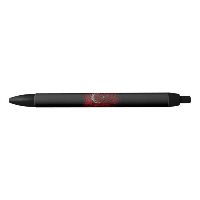 Bolígrafo De Tinta Negra Turkey flag (Anverso)