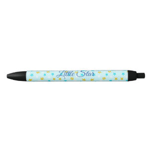 Bolígrafo De Tinta Negra twinkle twinkle litter star añadir nombre estrella