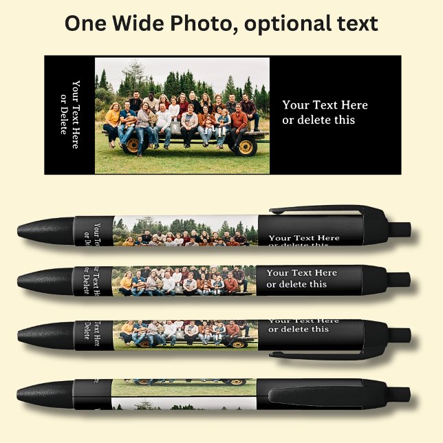 Bolígrafo De Tinta Negra Una foto de gran amplitud con texto opcional sobre (Subido por el creador)