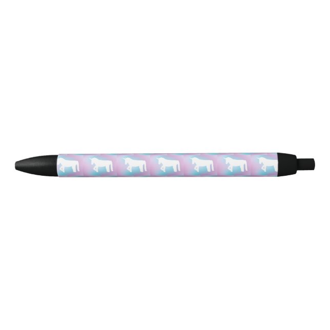 Bolígrafo De Tinta Negra Unicornio (Anverso)