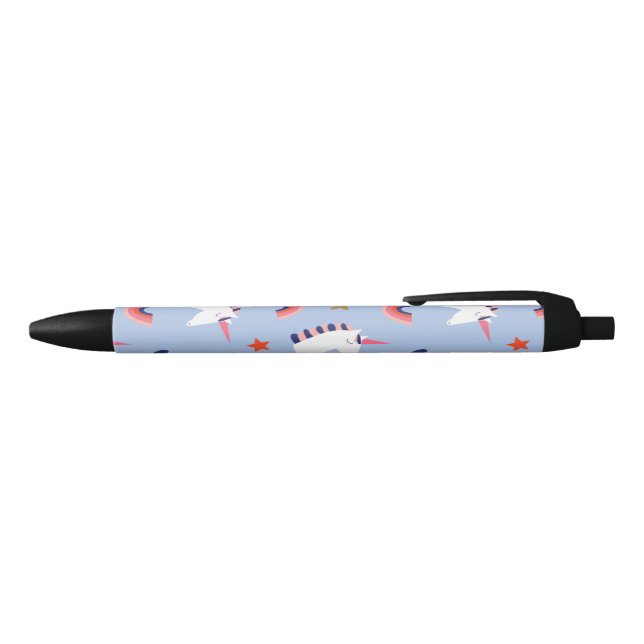 Bolígrafo De Tinta Negra Unicornios (Parte superior)