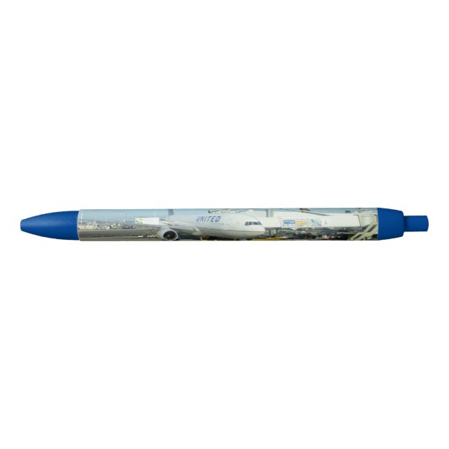 Bolígrafo De Tinta Negra United Air Plane Pen (Anverso)