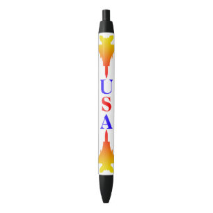 Bolígrafo De Tinta Negra Usa Fighter Jet Pen