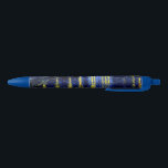 Bolígrafo De Tinta Negra Van Gogh - Noche estrellada sobre el Ródano 2020<br><div class="desc">Noche estrellada sobre el Ródano (edición 2020),  famosa pintura de Vincent van Gogh</div>