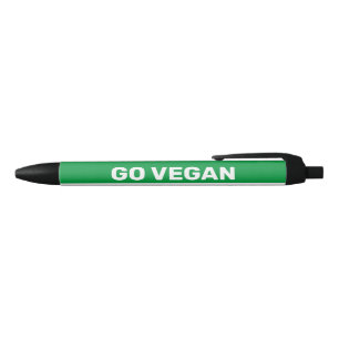 Bolígrafo De Tinta Negra Vegan A Comer A Los Ricos