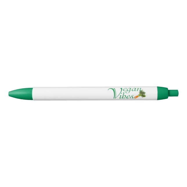 Bolígrafo De Tinta Negra Vegan vibes (Anverso)