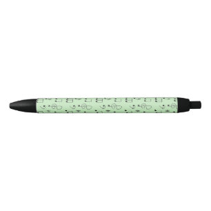 Bolígrafo De Tinta Negra Verde recién notado