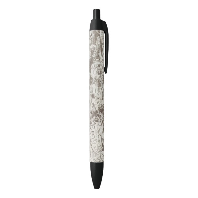 Bolígrafo De Tinta Negra Verdún (Parte inferior (Vertical))