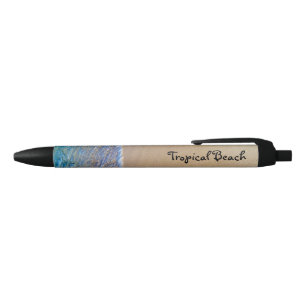 Bolígrafo De Tinta Negra Viaje tropical