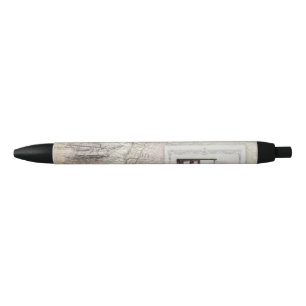 Bolígrafo De Tinta Negra Viajes vintage