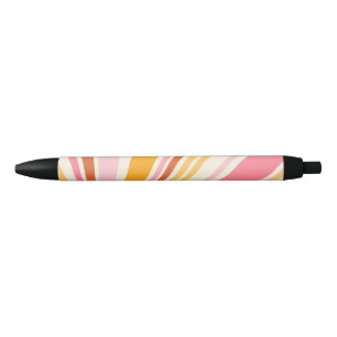 Bolígrafo De Tinta Negra Vibes retro coloridas