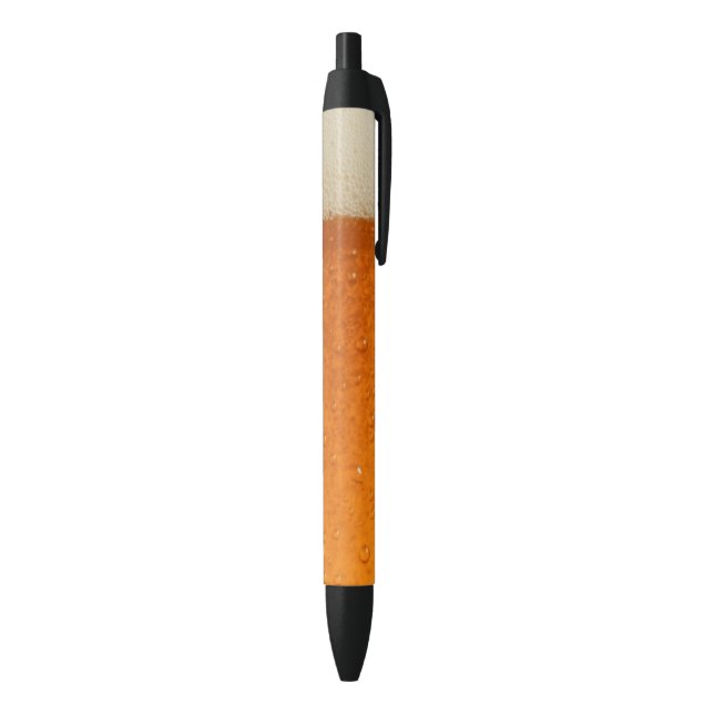 Bolígrafo De Tinta Negra Vidrio de cerveza (Parte inferior (Vertical))